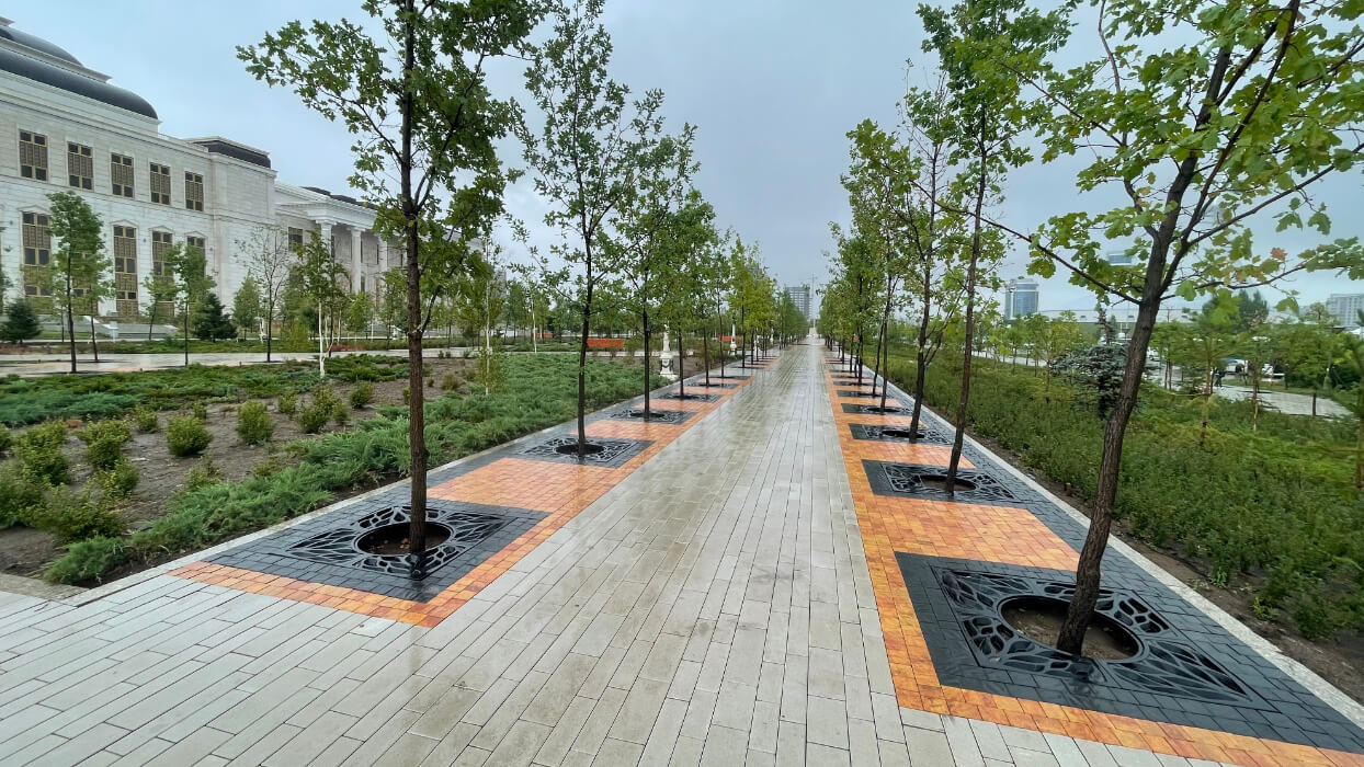 Приствольная решетка для дерева ZKING CRUST 1.2х1.2м Черная в Симферополе фото