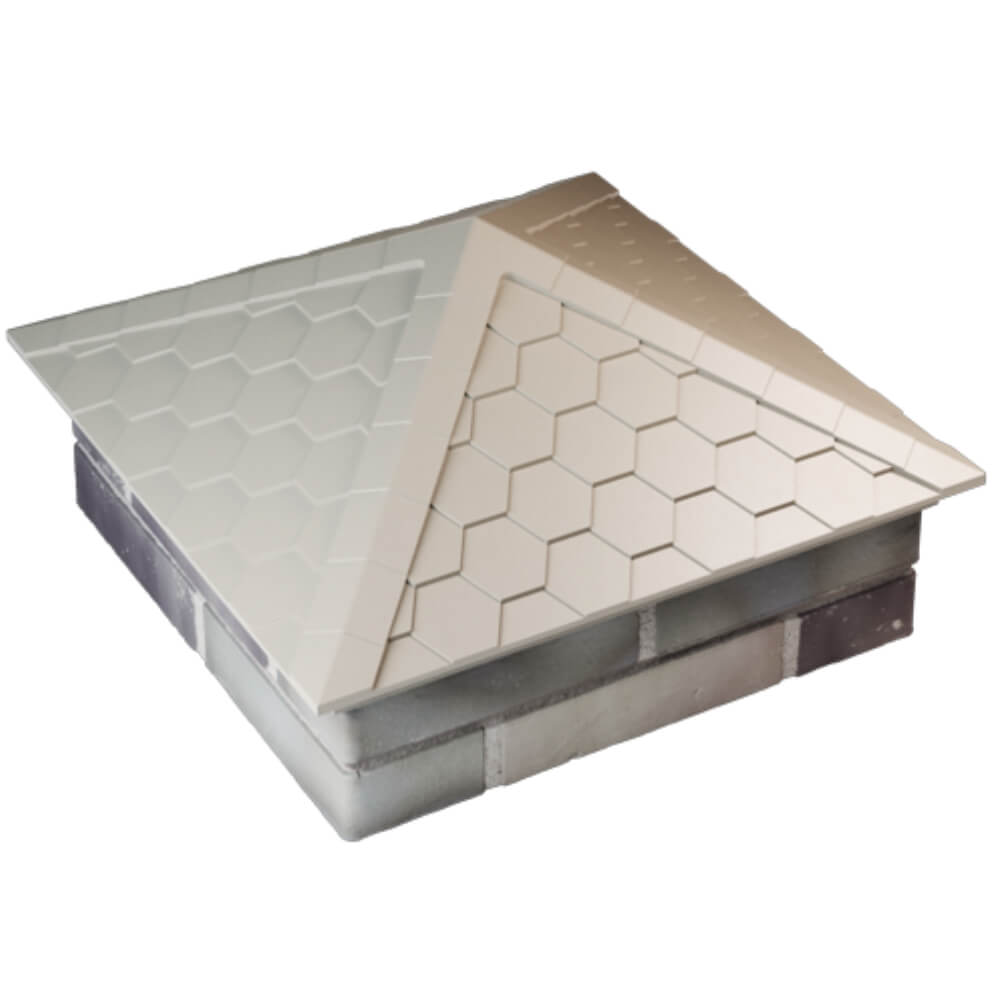 Колпак Zking Эверест Бежевый на столб 2х2 кирпича (535х535мм) Симферополь фото