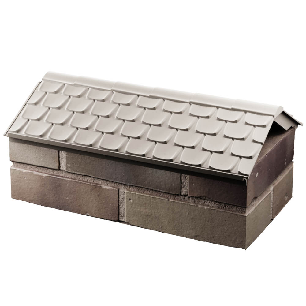 Парапет Zking Эльбрус Бежевый с посадкой на 1 кирпич (255мм) в Симферополе фото