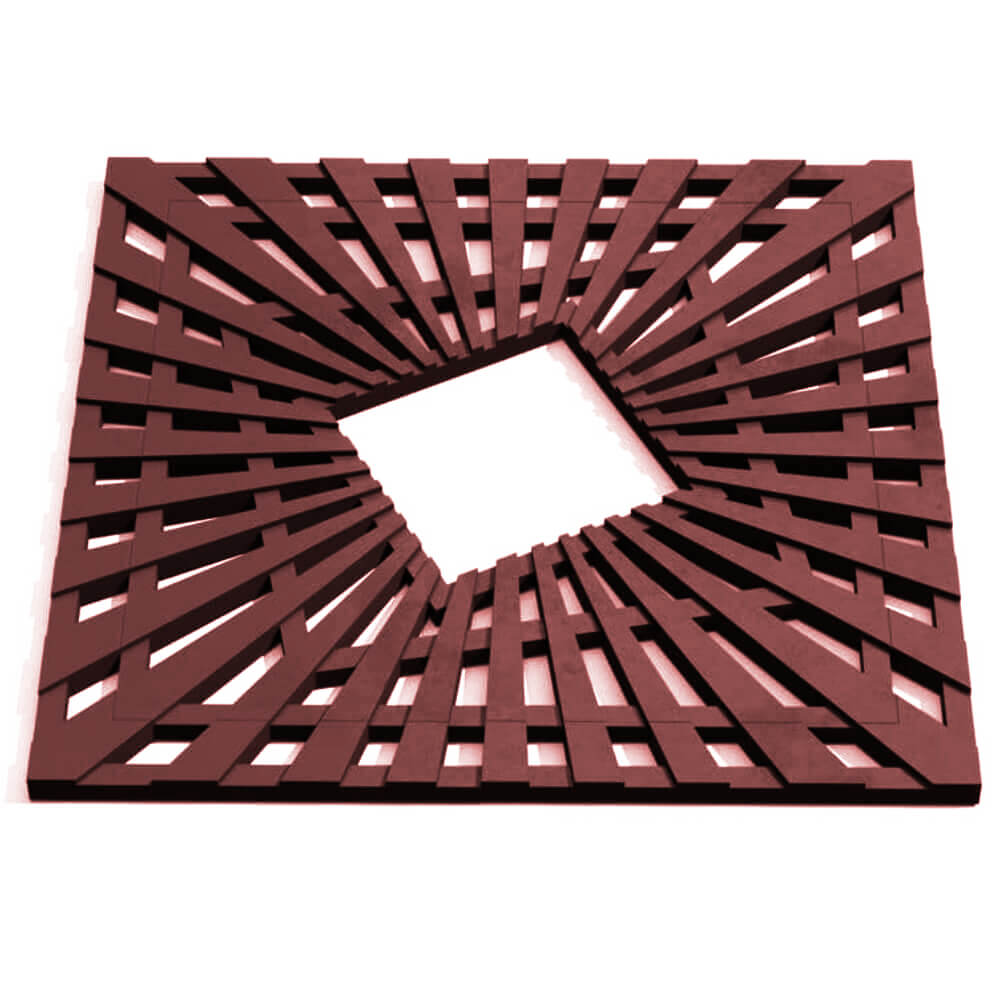 Приствольная решетка для дерева ZKING ATMOSPHERE 1.2х1.2м Коричневая Симферополь фото