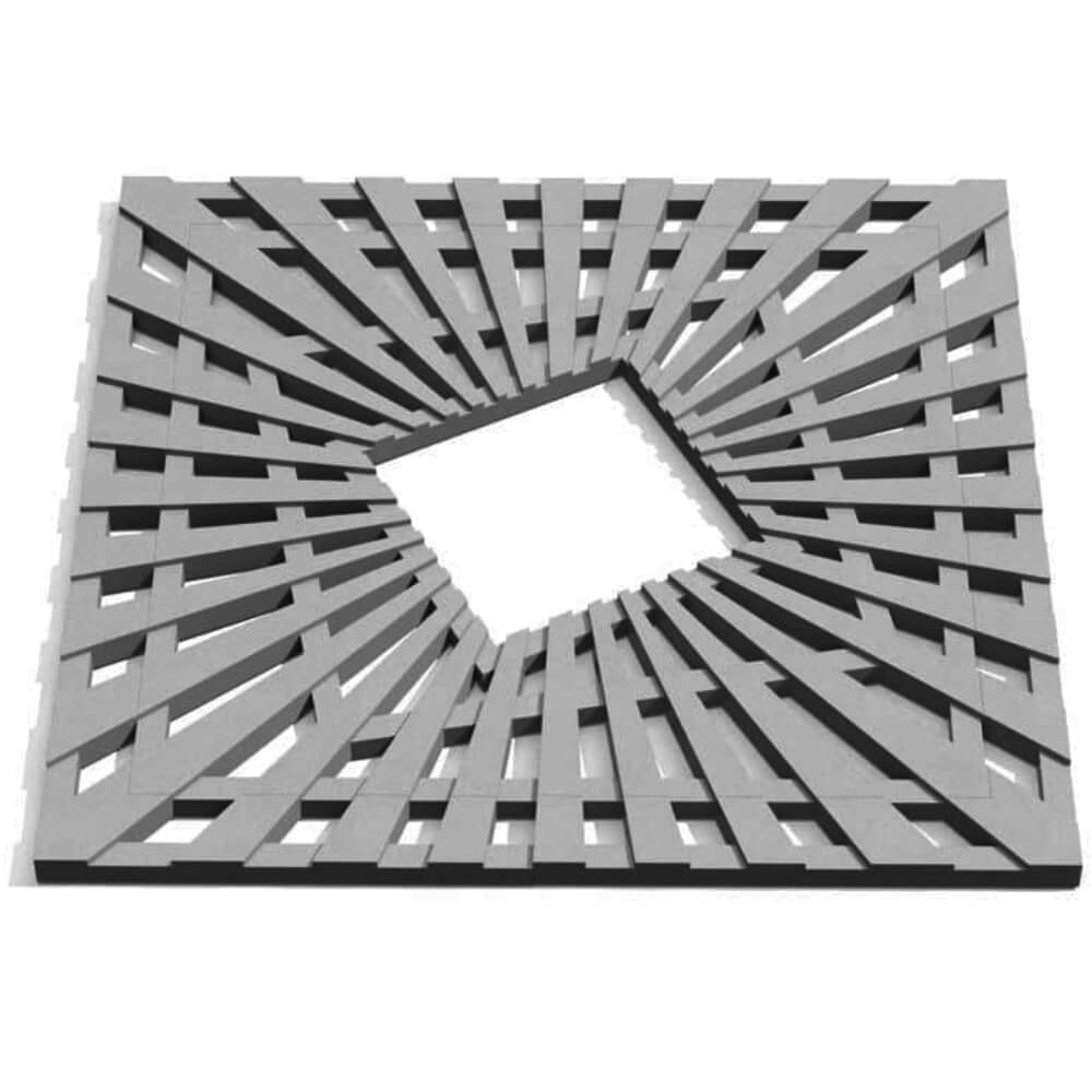 Приствольная решетка для дерева ZKING ATMOSPHERE 1.2х1.2м Серая Симферополь фото