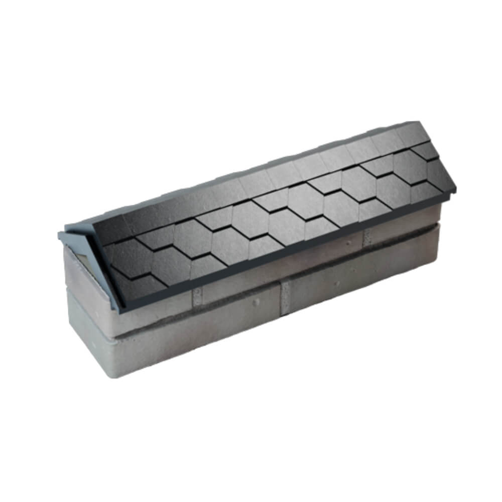 Парапет Zking Эверест Черный с посадкой на 0.5 кирпича (130мм) в Симферополе фото