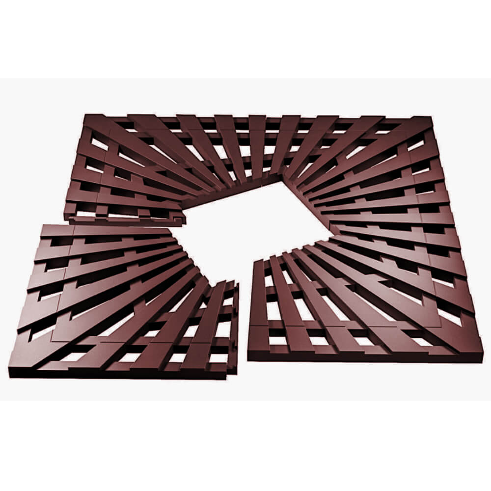 Приствольная решетка для дерева ZKING ATMOSPHERE 1.2х1.2м Коричневая в Симферополе фото