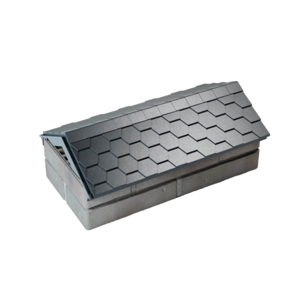 Парапет Zking Эверест Серый с посадкой на 1 кирпич (200/225/255мм) в Симферополе фото