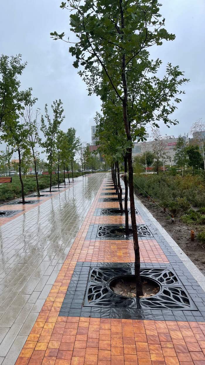 Приствольная решетка для дерева ZKING CRUST 1.2х1.2м Черная в Симферополе фото