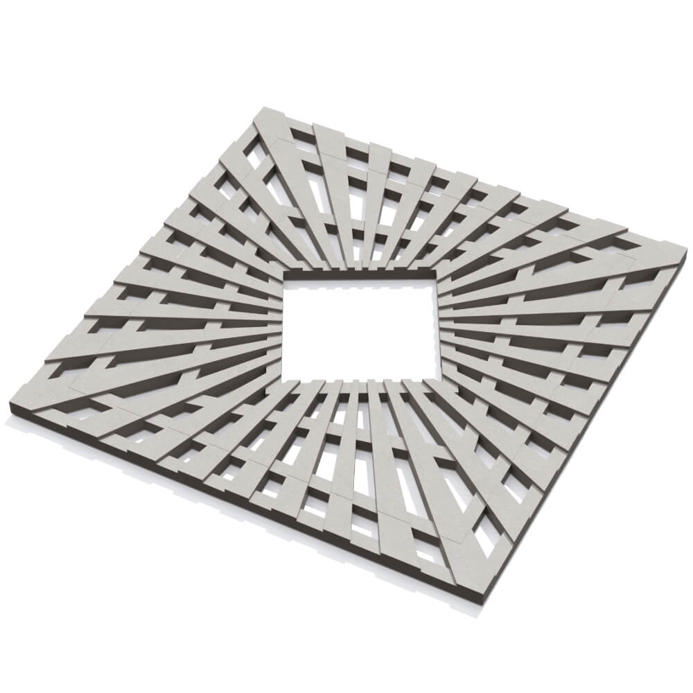 Приствольная решетка для дерева ZKING ATMOSPHERE 1.2х1.2м Бежевая в Симферополе фото