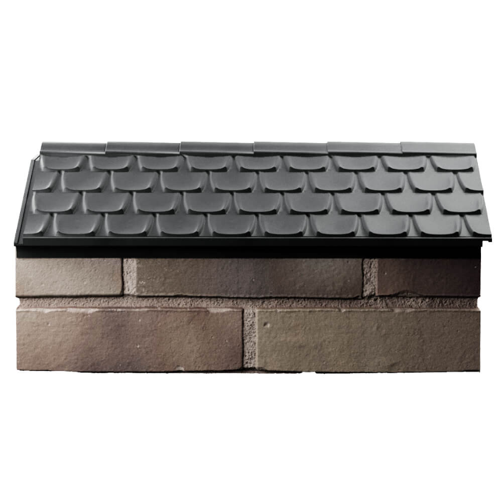 Парапет Zking Эльбрус Серый с посадкой на 1 кирпич (255мм) в Симферополе фото