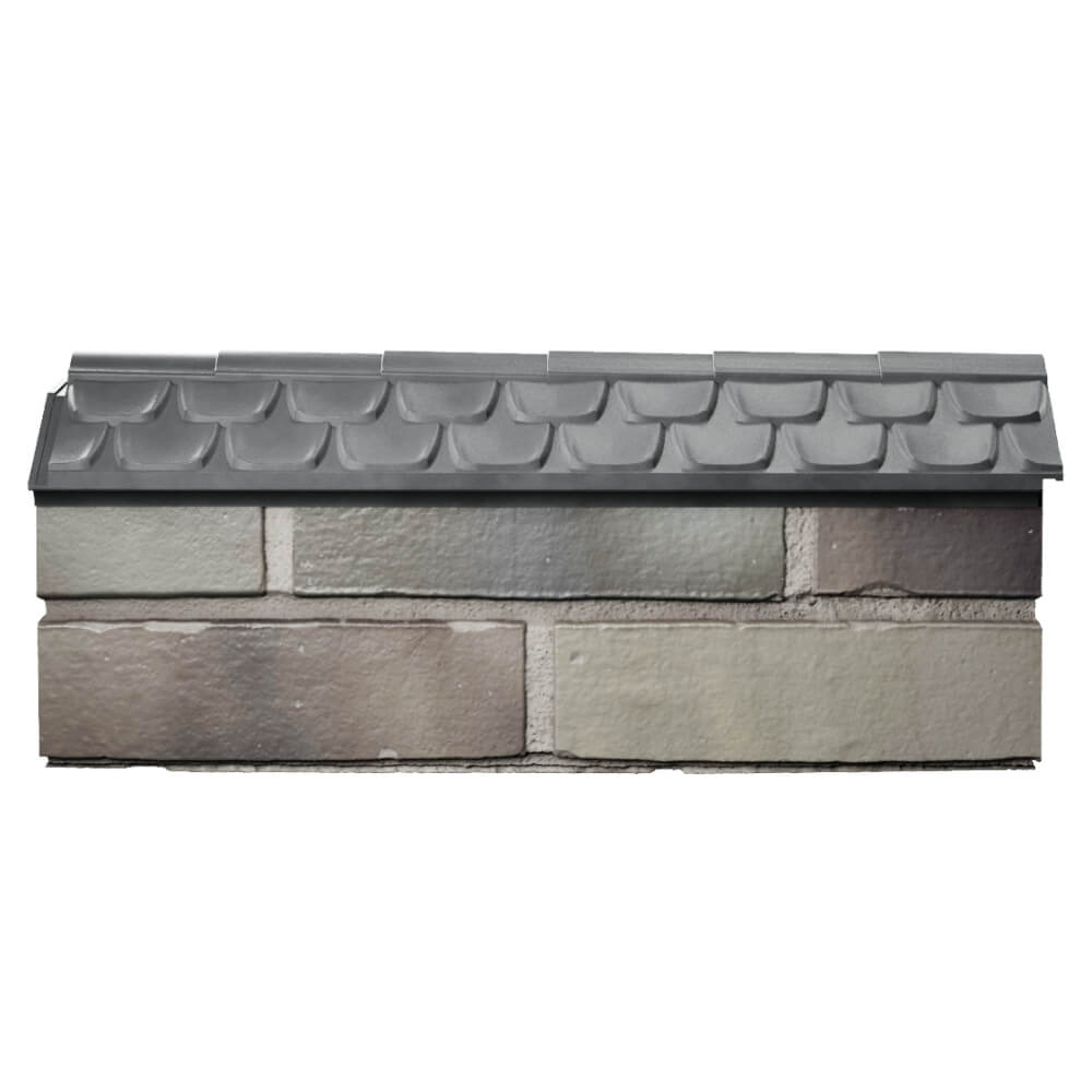 Парапет Zking Эльбрус Серый с посадкой на 0.5 кирпича (130мм) в Симферополе фото