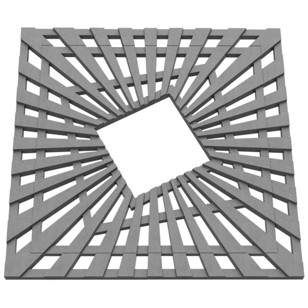 Приствольная решетка для дерева ZKING ATMOSPHERE 1.2х1.2м Серая в Симферополе фото