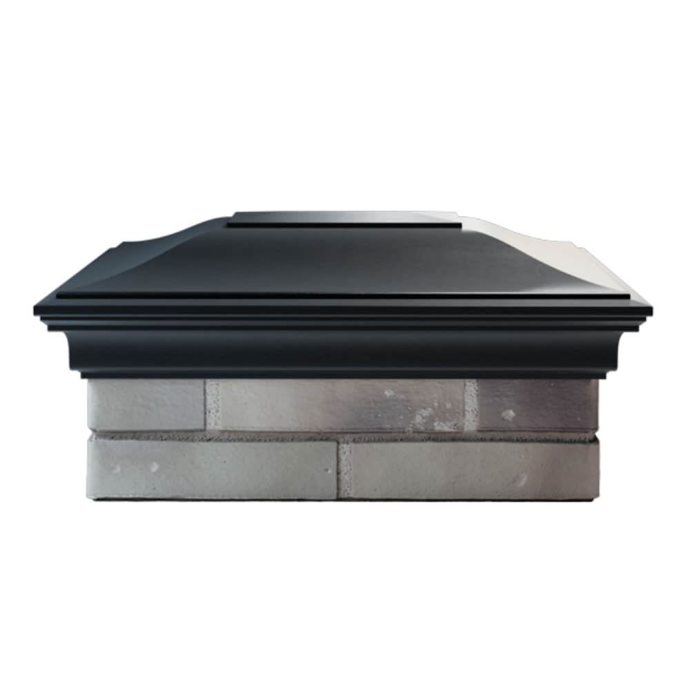 Колпак Zking Монблан Черный на столб 2х1.5 кирпича (515х385мм) в Симферополе фото