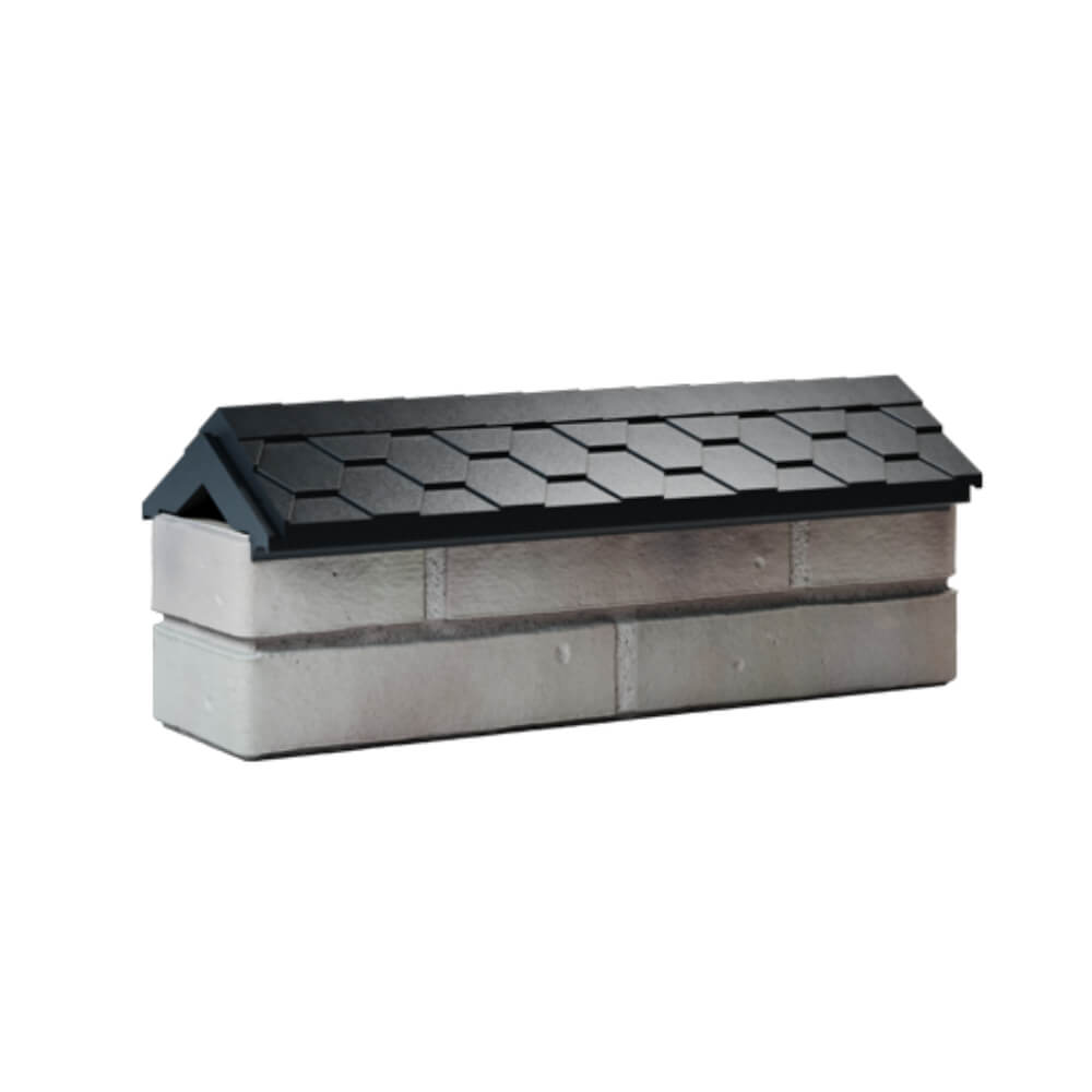 Парапет Zking Эверест Черный с посадкой на 0.5 кирпича (130мм) Симферополь фото