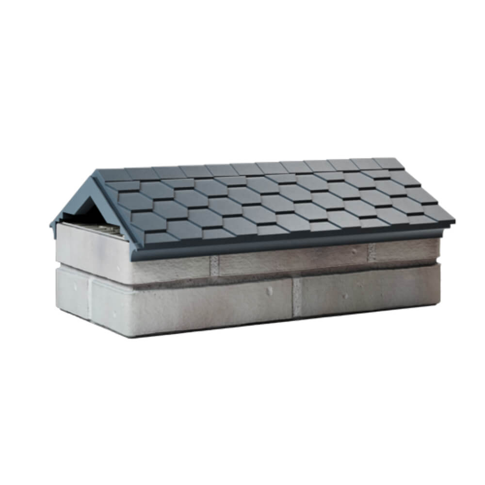 Парапет Zking Эверест Серый с посадкой на 1 кирпич (200/225/255мм) Симферополь фото