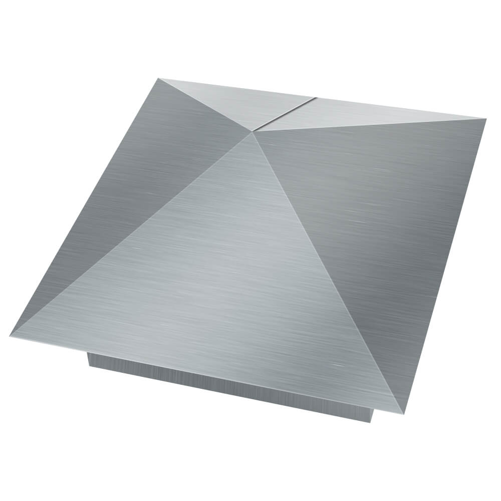 Колпак металлический 380х380мм оцинкованный заборный Симферополь фото