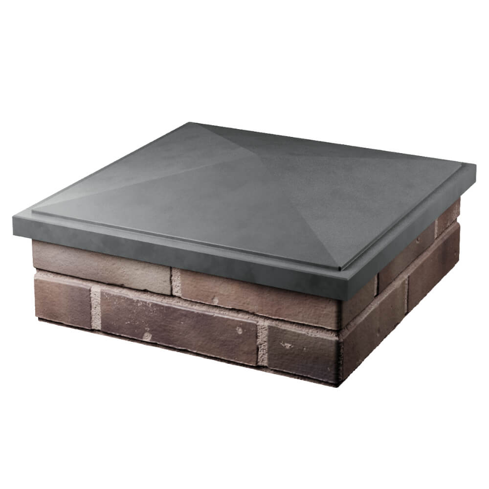 Колпак Zking БонаМоно Серый на столб 2х2 кирпича (515х515, 530х530мм) в Симферополе фото