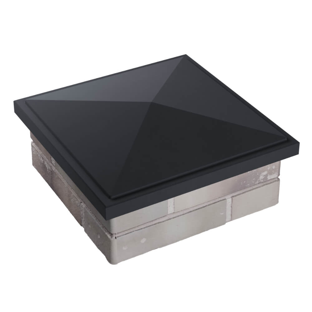 Колпак Zking БонаМоно Серый на столб 1.5х1.5 кирпича (385х385, 400х400мм) в Симферополе фото