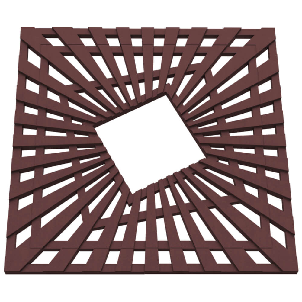 Приствольная решетка для дерева ZKING ATMOSPHERE 1.2х1.2м Коричневая в Симферополе фото