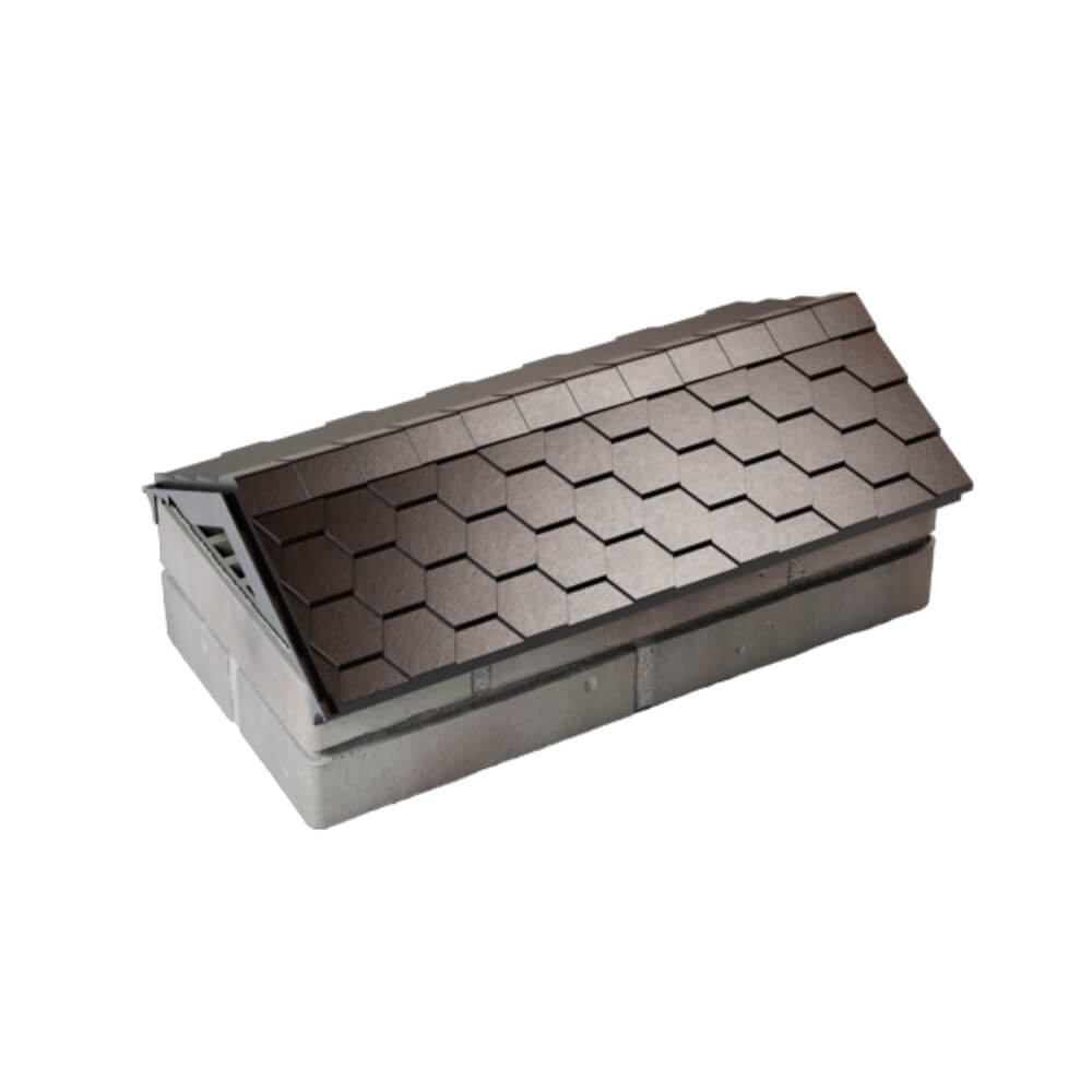 Парапет Zking Эверест Коричневый с посадкой на 1 кирпич (200/225/255мм) в Симферополе фото