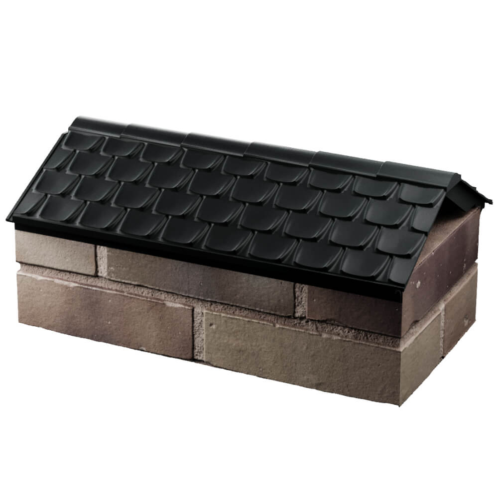 Парапет Zking Эльбрус Черный с посадкой на 1 кирпич (255мм) в Симферополе фото