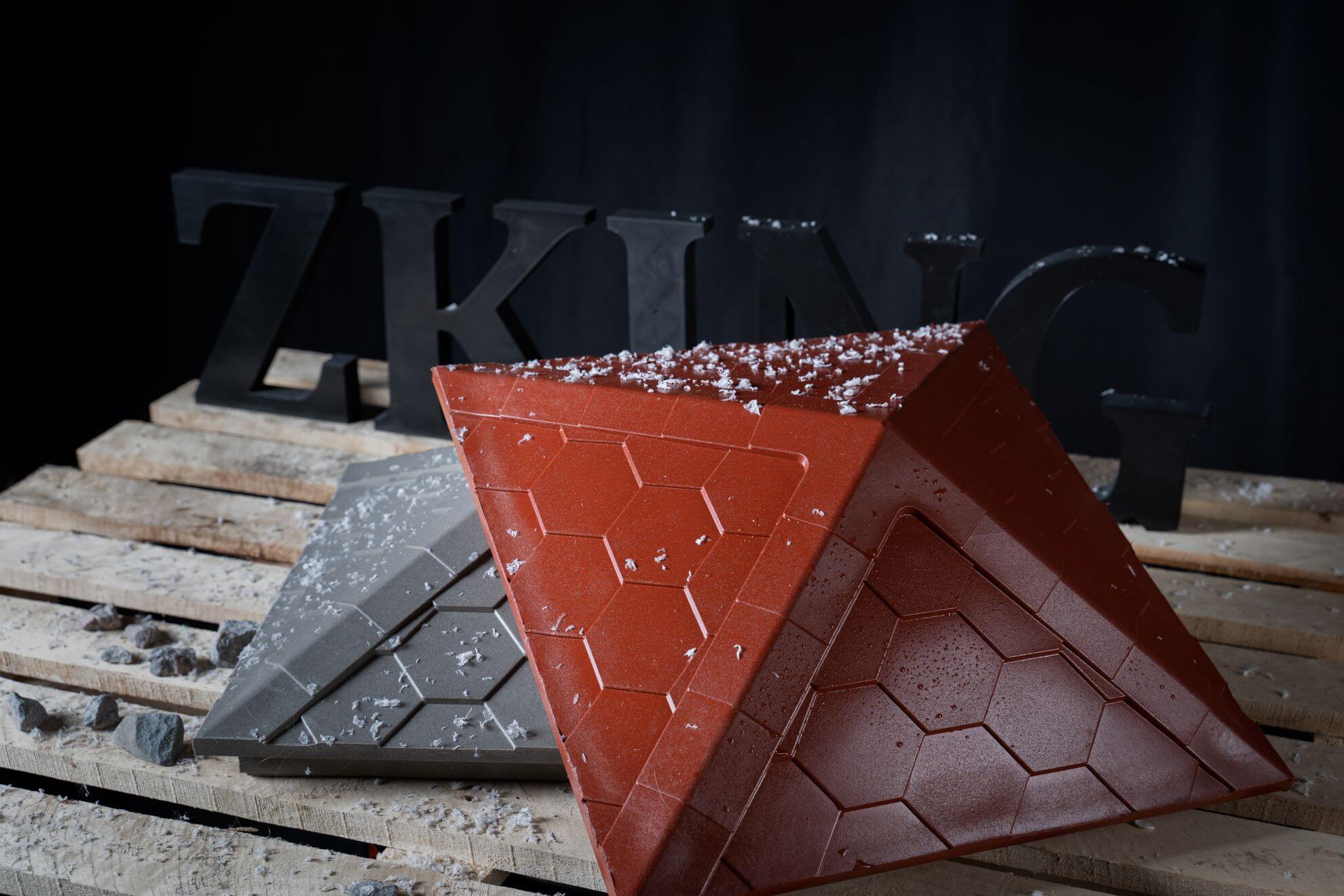 Колпак Zking Эверест Красный на столб 1.5х1.5 кирпича (390х390мм) в Симферополе фото