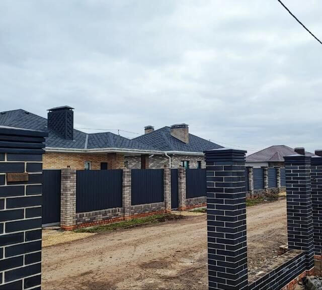 Колпак Zking Бона ХайТек Серый на столб 1.5х1.5 кирпича (385х385мм) в Симферополе фото