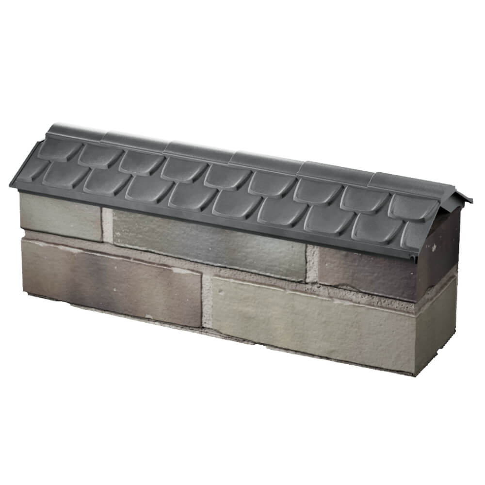 Парапет Zking Эльбрус Серый с посадкой на 0.5 кирпича (130мм) в Симферополе фото