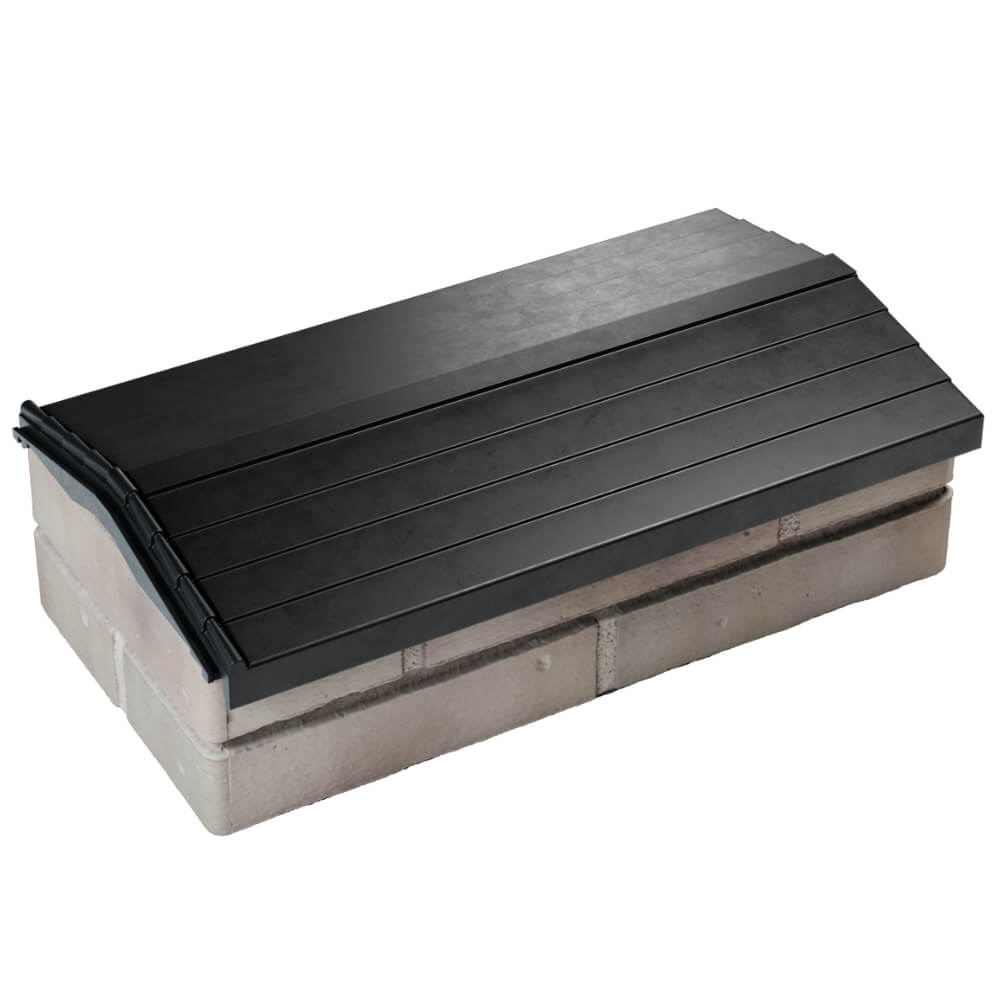 Парапет Zking Бона ХайТек Черный с посадкой на 1 кирпич (200/225/255мм) в Симферополе фото