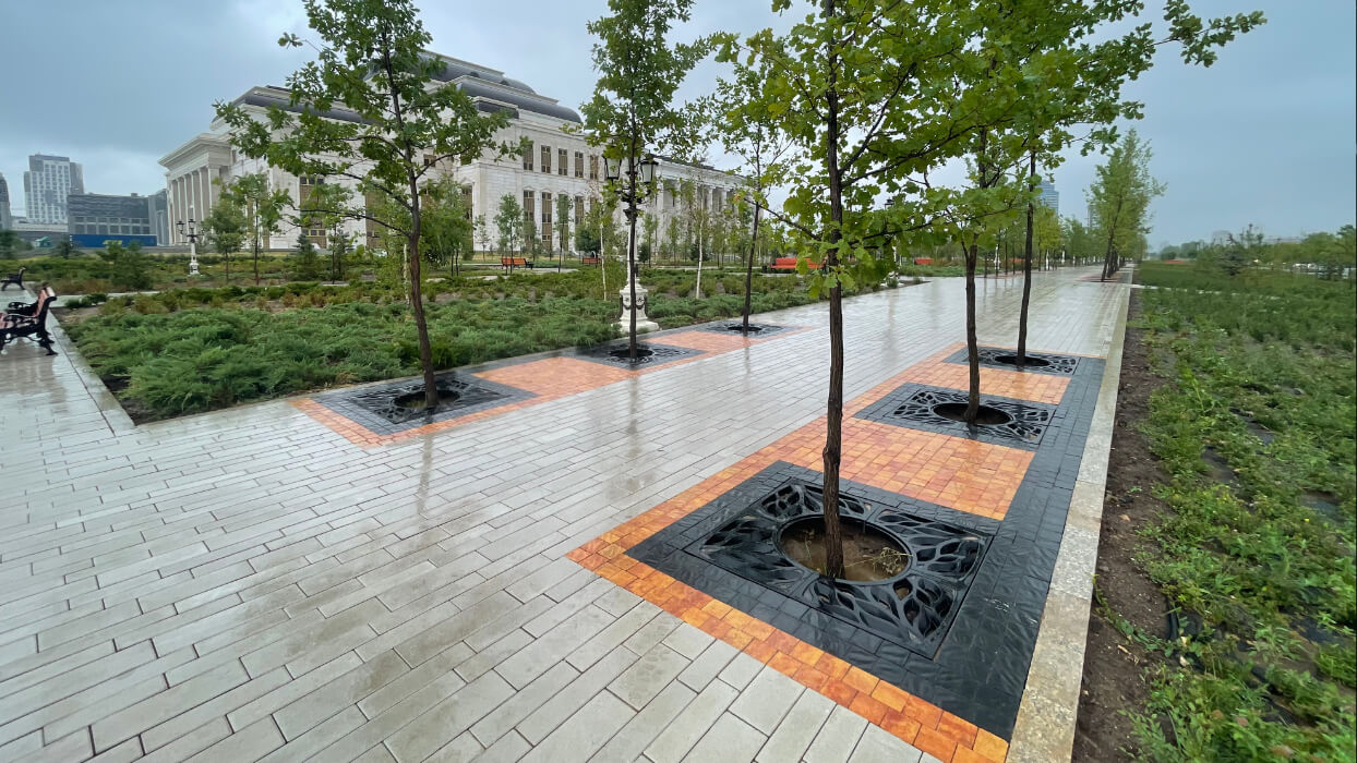 Приствольная решетка для дерева ZKING CRUST 1.2х1.2м Черная в Симферополе фото