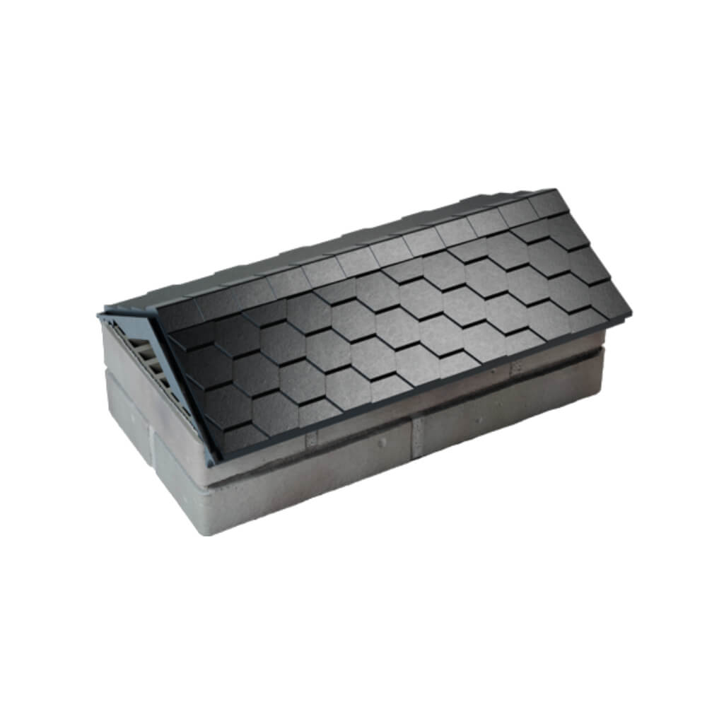 Парапет Zking Эверест Черный с посадкой на 1 кирпич (200/225/255мм) в Симферополе фото