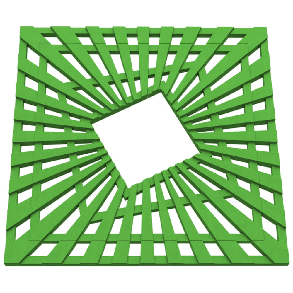 Приствольная решетка для дерева ZKING ATMOSPHERE 1.2х1.2м Зеленая в Симферополе фото