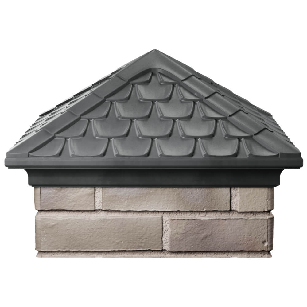 Колпак Zking Эльбрус Серый на столб 1.5х1.5 кирпича (385х385мм) Симферополь фото