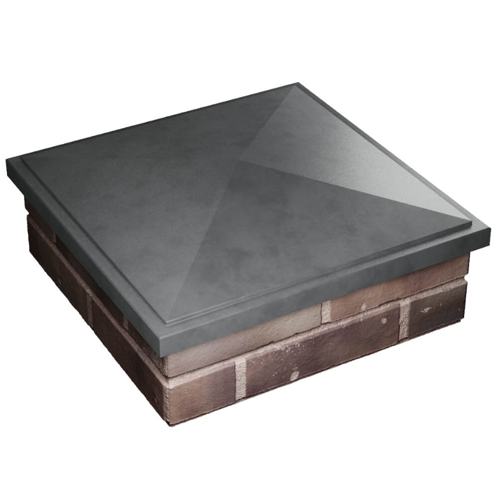 Колпак Zking БонаМоно Серый на столб 2х2 кирпича (515х515, 530х530мм) в Симферополе фото