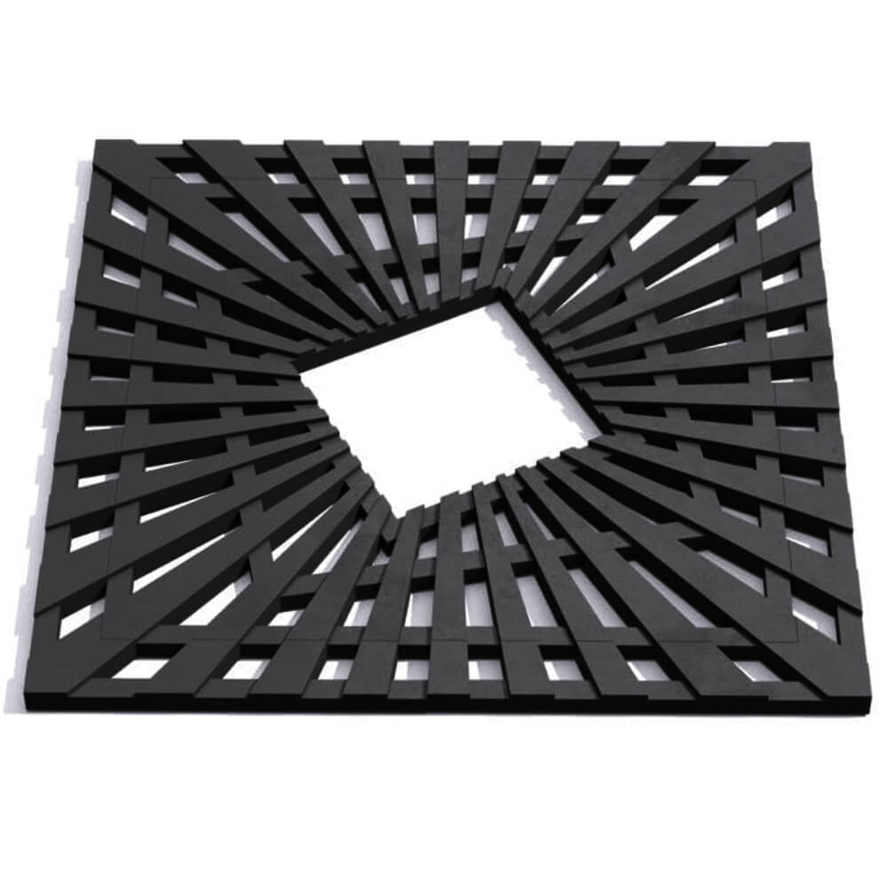 Приствольная решетка для дерева ZKING ATMOSPHERE 1.2х1.2м Черная Симферополь фото