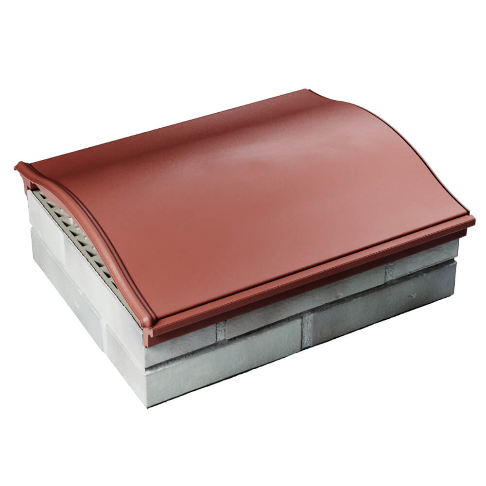 Парапет Zking Монблан Красный посадка на 1.5 кирпича (355/385мм) в Симферополе фото