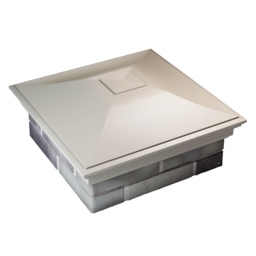 Колпак Zking Монблан Бежевый на столб 2х2 кирпича (515х515мм) Симферополь фото