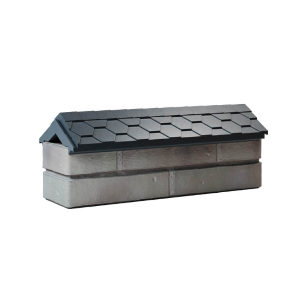 Парапет Zking Эверест Серый с посадкой на 0.5 кирпича (130мм) Симферополь фото