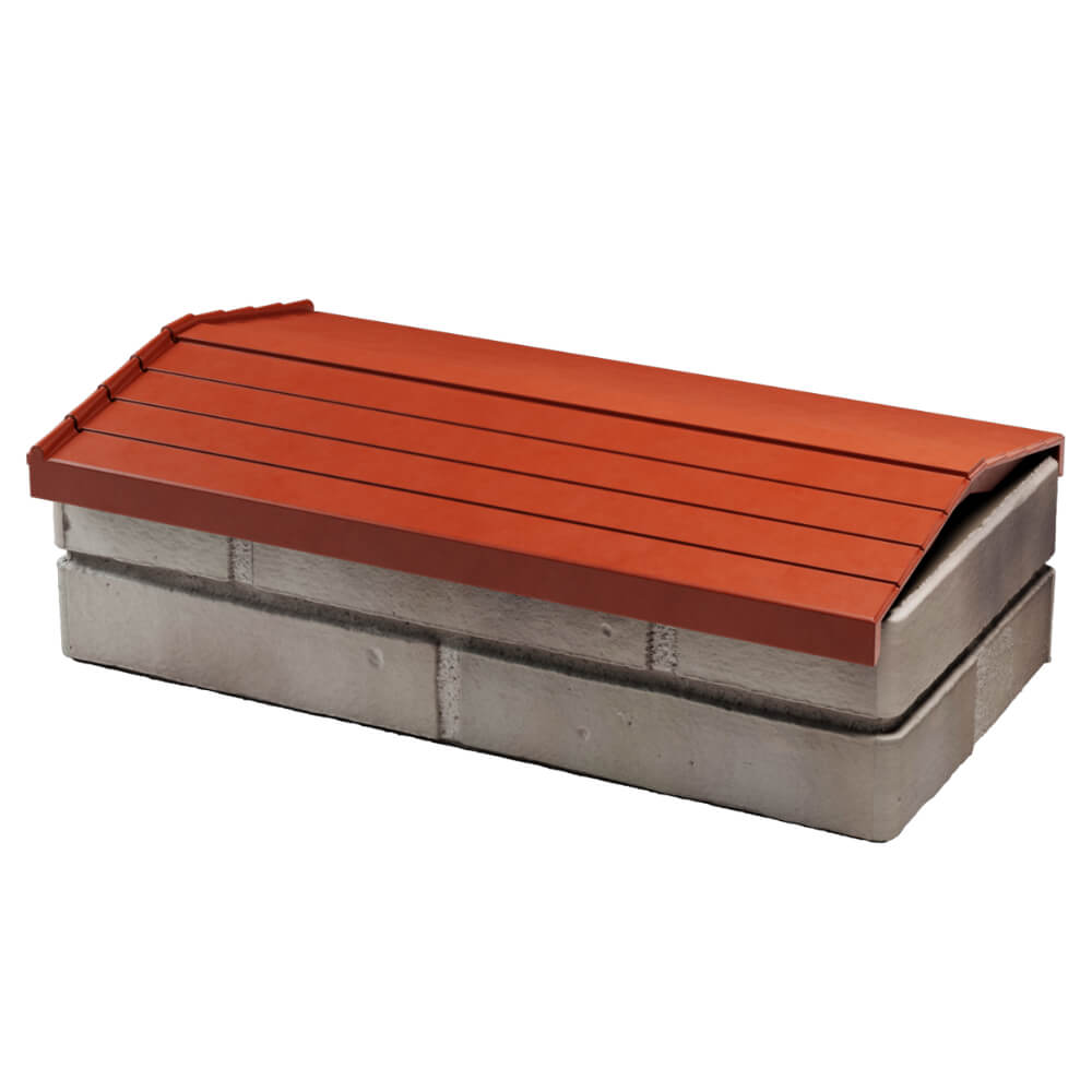 Парапет Zking Бона ХайТек Красный с посадкой на 1 кирпич (200/225/255мм) в Симферополе фото