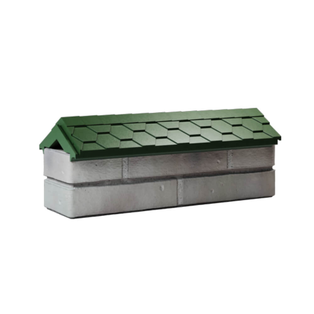 Парапет Zking Эверест Зеленый с посадкой на 0.5 кирпича (130мм) Симферополь фото