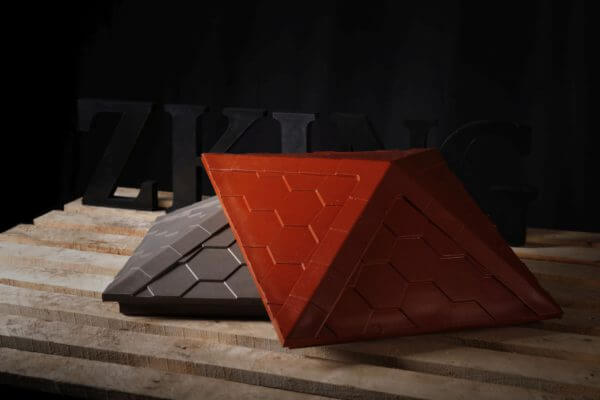 Колпак Zking Эверест Красный на столб 1.5х1.5 кирпича (390х390мм) в Симферополе фото