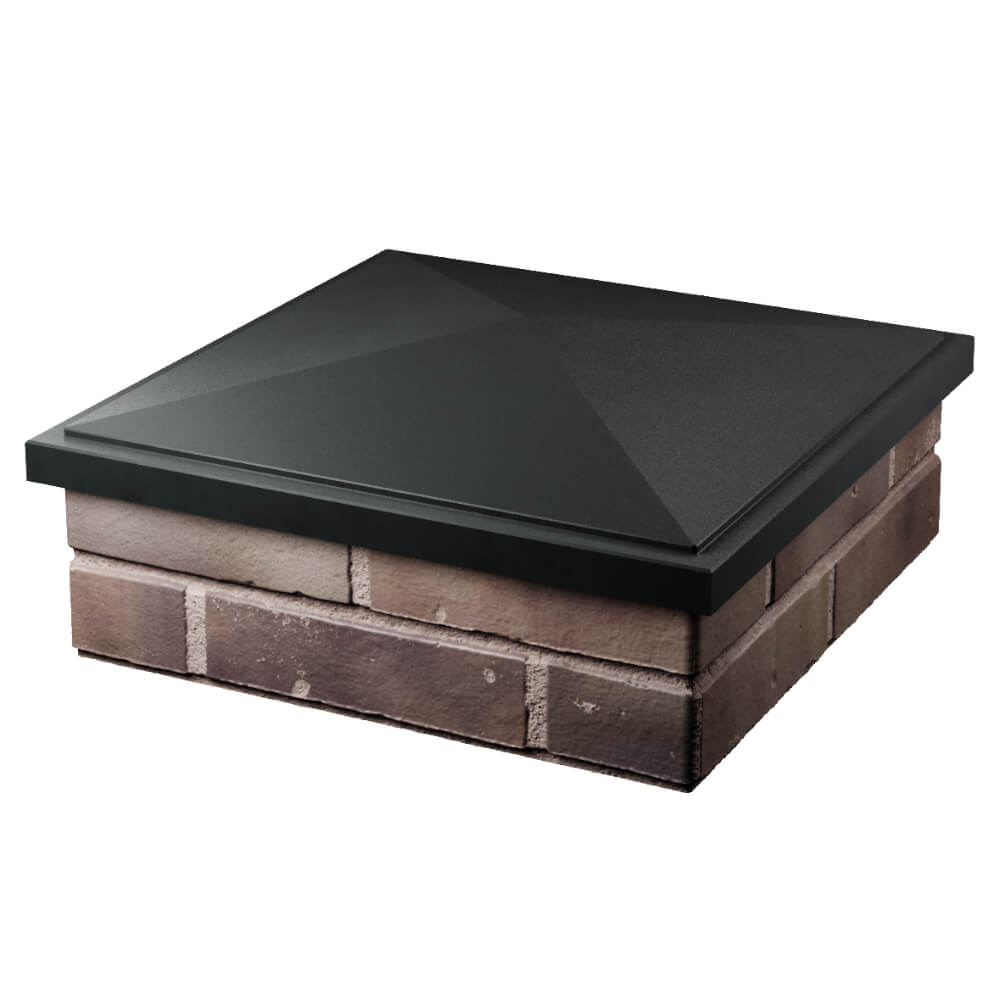 Колпак Zking БонаМоно Черный на столб 2х2 кирпича (515х515, 530х530мм) в Симферополе фото