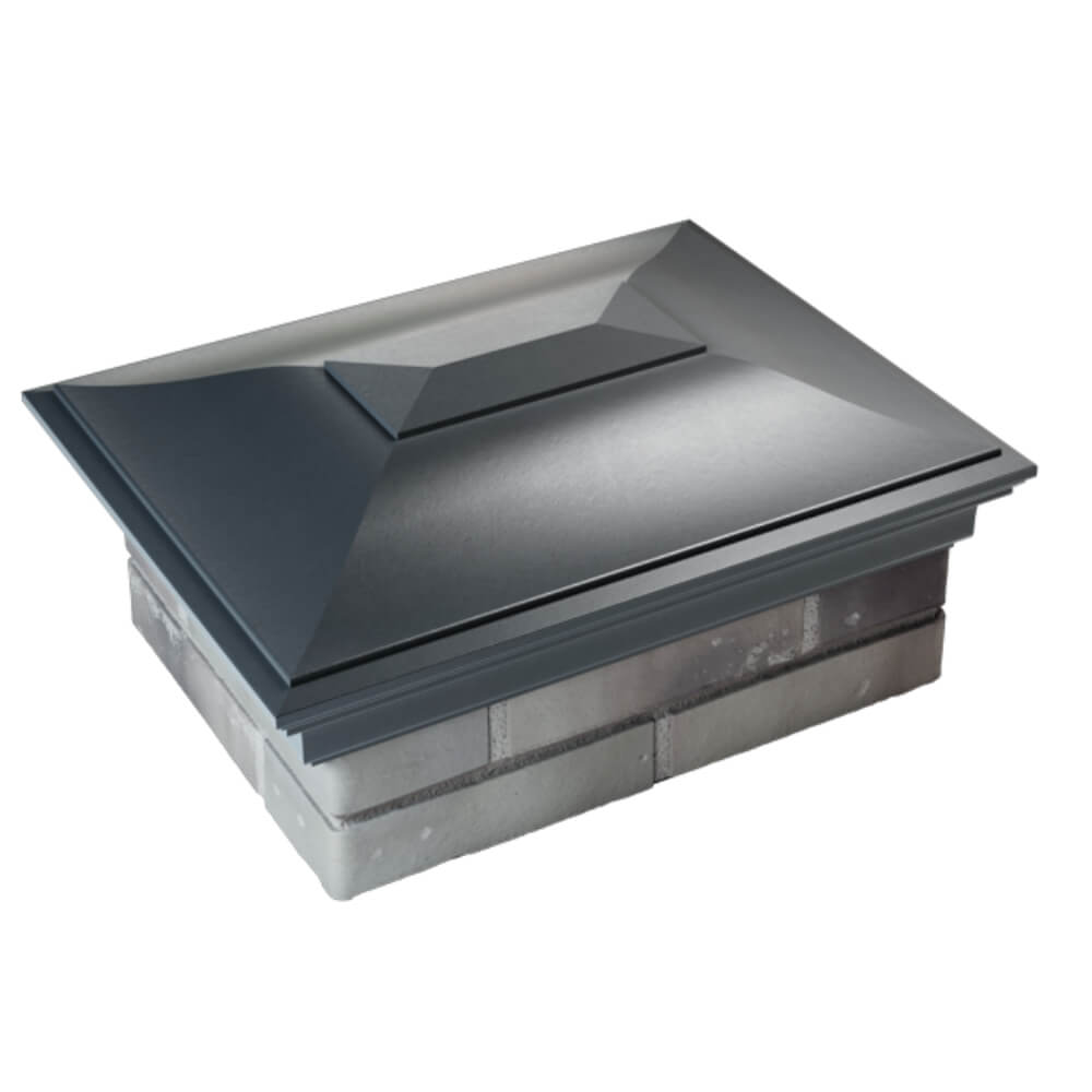 Колпак Zking Монблан Серый на столб 2х1.5 кирпича (515х385мм) Симферополь фото