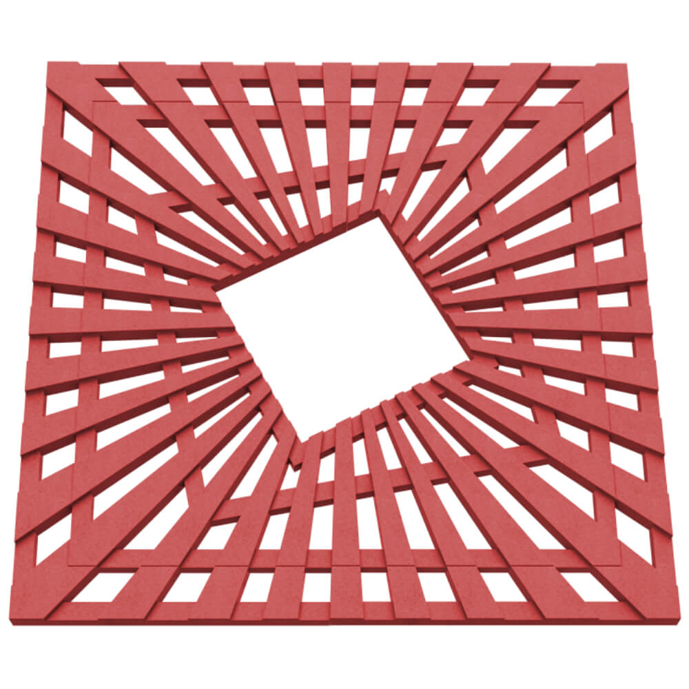 Приствольная решетка для дерева ZKING ATMOSPHERE 1.2х1.2м Красная в Симферополе фото