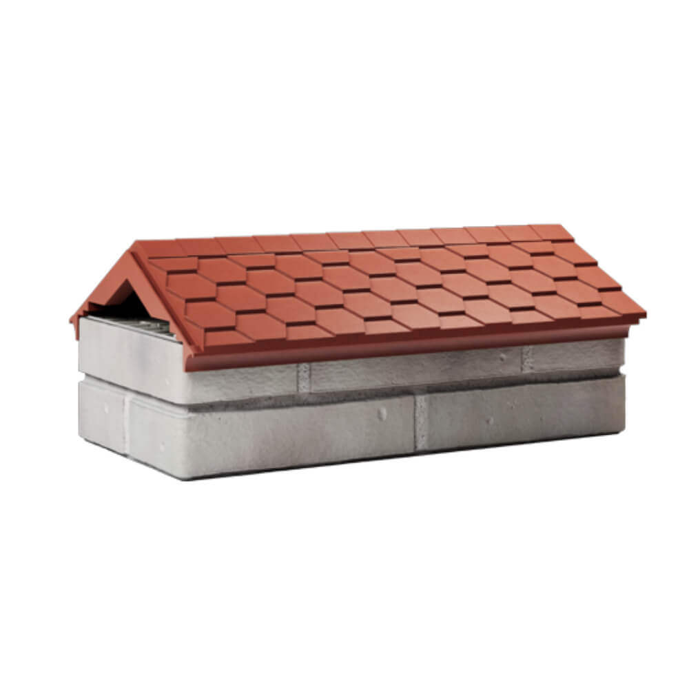Парапет Zking Эверест Красный с посадкой на 1 кирпич (200/225/255мм) Симферополь фото
