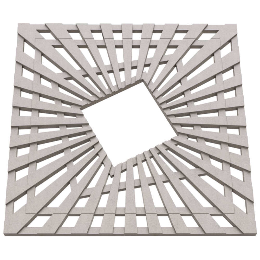 Приствольная решетка для дерева ZKING ATMOSPHERE 1.2х1.2м Бежевая в Симферополе фото