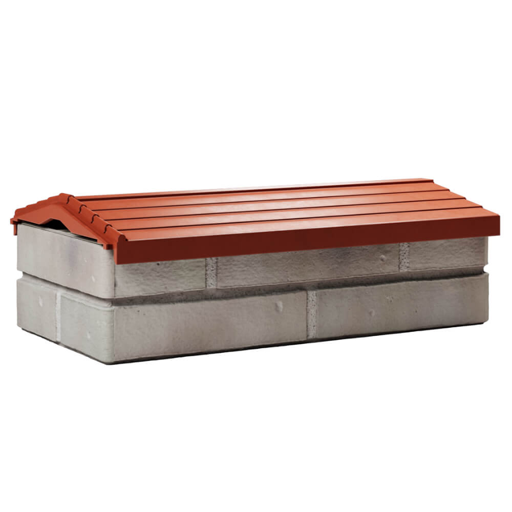 Парапет Zking Бона ХайТек Красный с посадкой на 1 кирпич (200/225/255мм) Симферополь фото