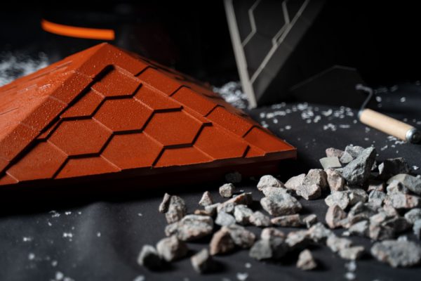 Колпак Zking Эверест Красный на столб 1.5х1.5 кирпича (390х390мм) в Симферополе фото