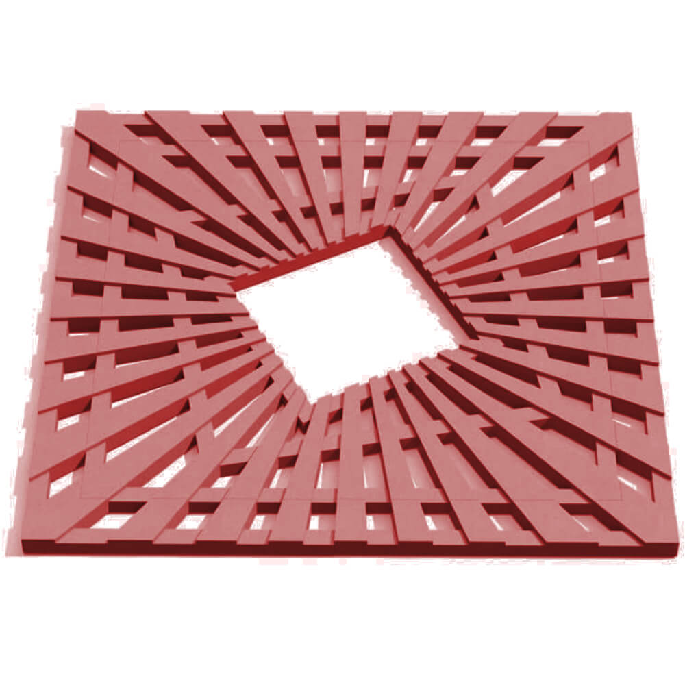 Приствольная решетка для дерева ZKING ATMOSPHERE 1.2х1.2м Красная Симферополь фото