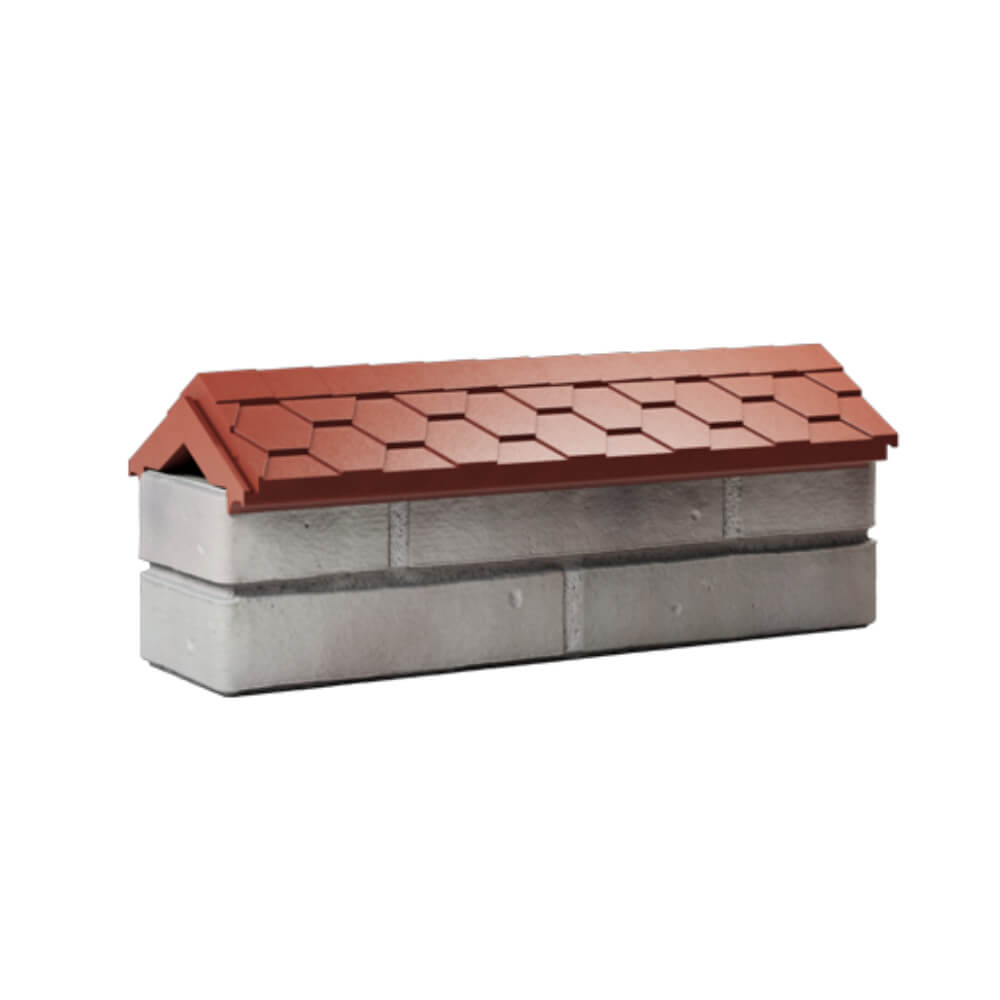 Парапет Zking Эверест Красный с посадкой на 0.5 кирпича (130мм) Симферополь фото