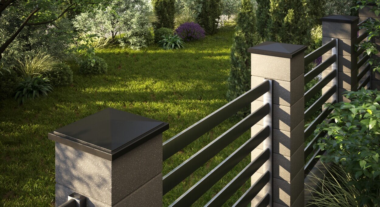 Колпак Zking БонаМоно Коричневый на столб 1.5х1.5 кирпича (385х385, 400х400мм) в Симферополе фото