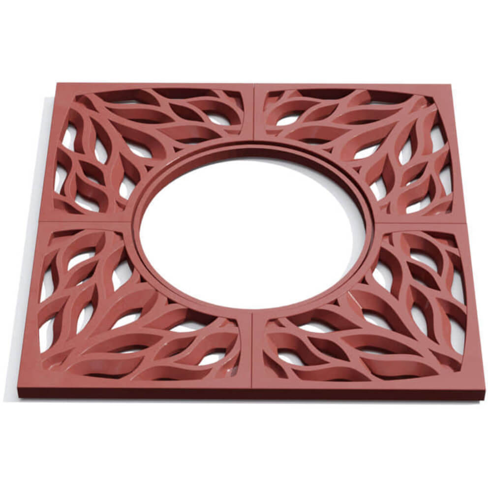 Приствольная решетка для дерева ZKING CRUST 1.2х1.2м Красная Симферополь фото