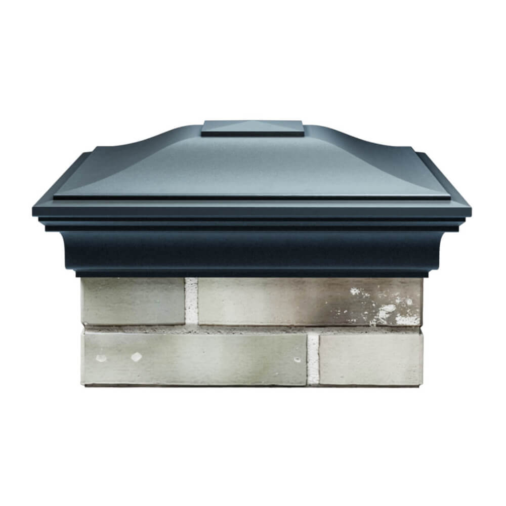 Колпак Zking Монблан Серый на столб 1.5х1.5 еврокирпича 0.7НФ (355х355мм) Симферополь фото